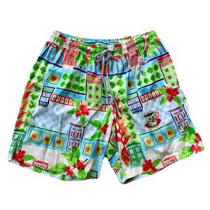 NWT Kenny Flowers Multicolor ‘The Guatape’ Swim Trunks, Size XXL
